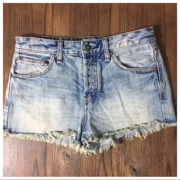 Free People Uptown Denim Shorts - Picture 4 of 7